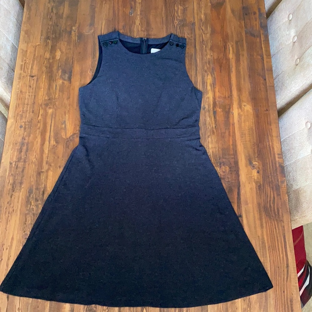 Loft Smoke Gray Dress - 12